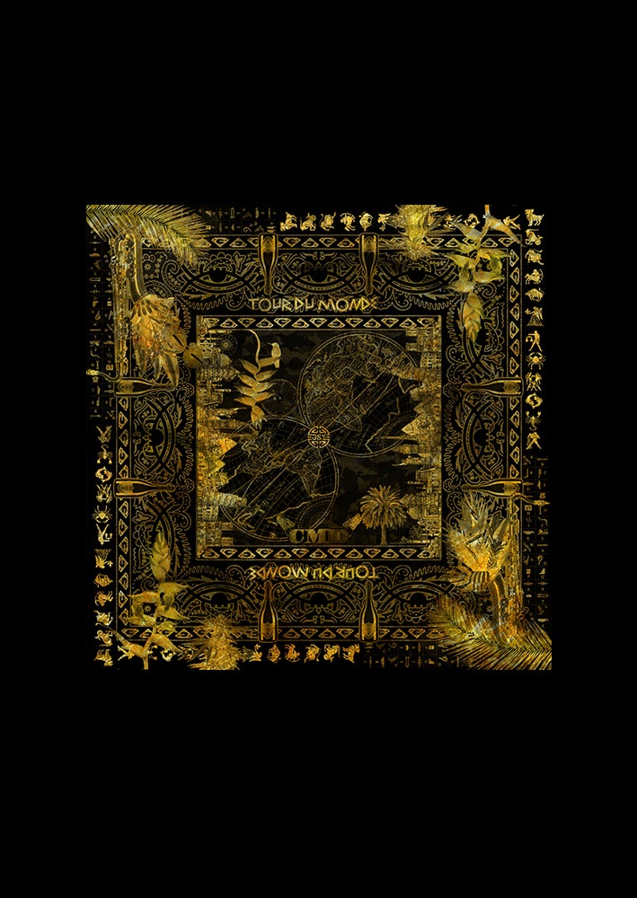 CARRE WEST INDIES BANDANA TOUR DU MONDE