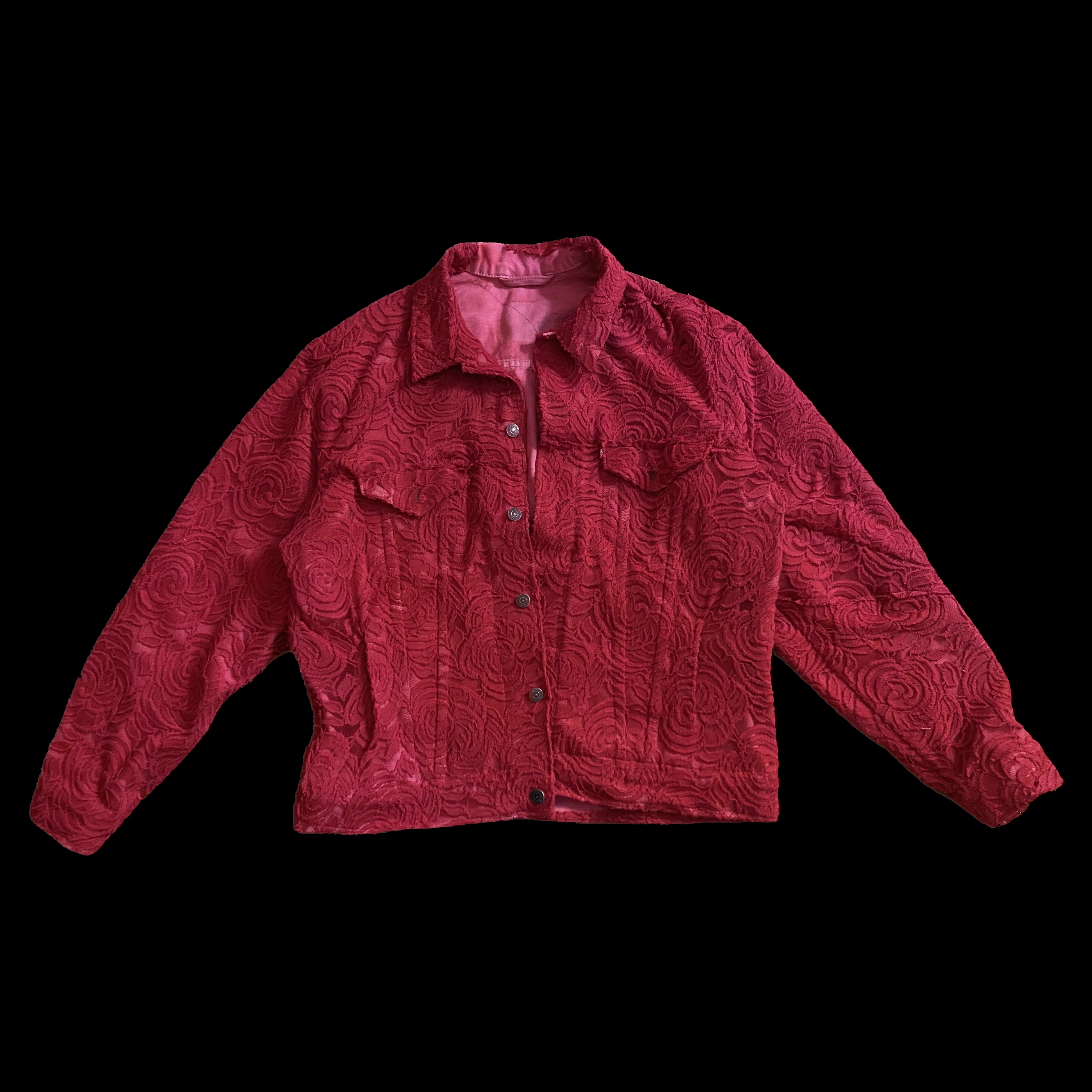 VESTE DENIM ROSE