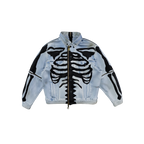 VESTE DENIM SKULL