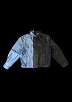 VESTE DENIM PILE FACE